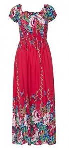 Cameo Rose Pink Floral Maxi Dress