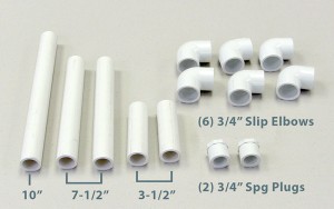 Cut PVC and Fittings