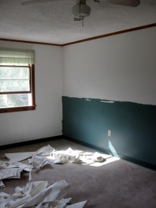 Room after Removing Wallpaper