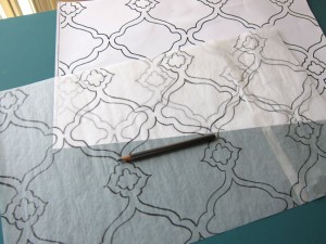 Transfer Design to Tracing Paper