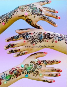 Glitter Mehndi Designs