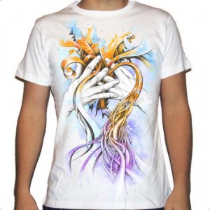 Hands Heart Customized Tee Shirt