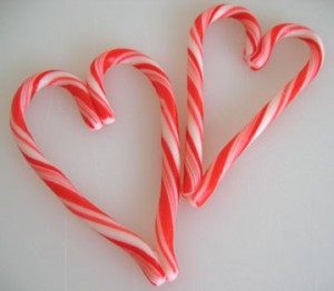 Candy Cane Hearts