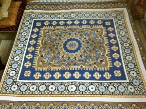 Carpet Designing on Bedspreads