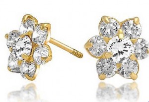 Flower Studded Earrings